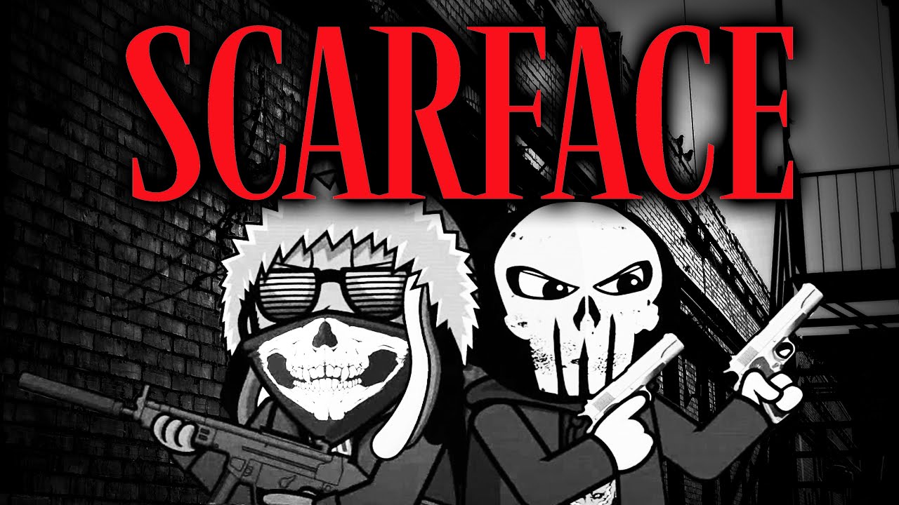 Scarface lend a sperm His panties dildo